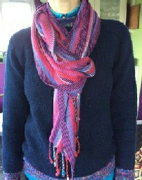 Cotton and bamboo scarf