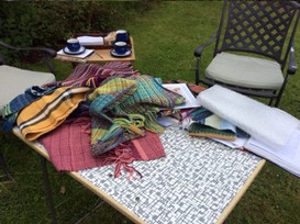 Workshop outside in the garden